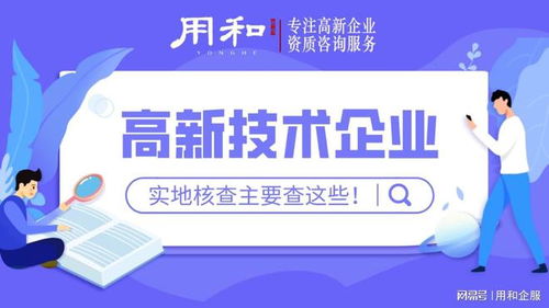 用和咨詢 2022年高新技術(shù)企業(yè)實地核查查什么